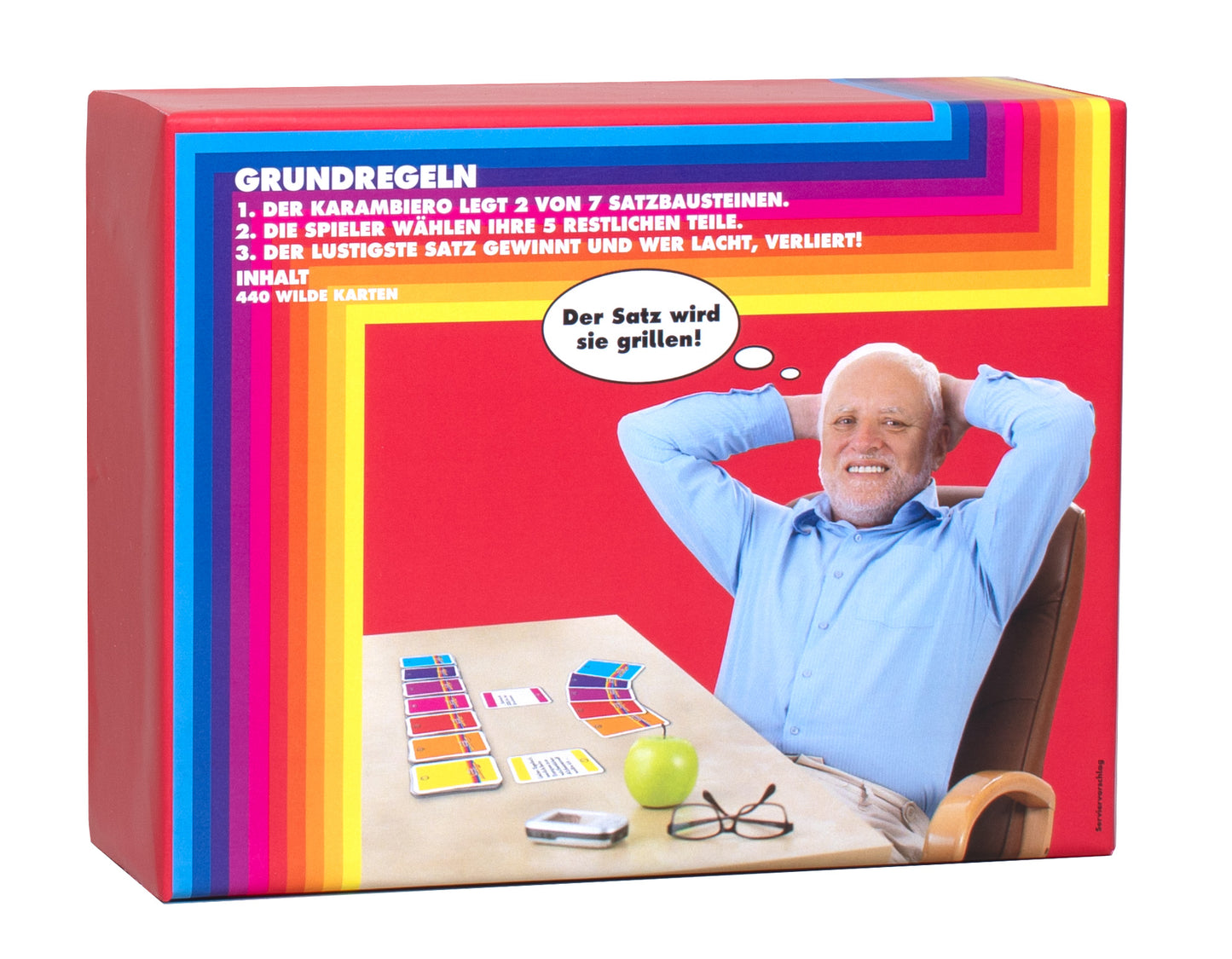 WHO LAUGHS, LOSES! CARDS KARAMBA 3000 - The funniest sentence wins!