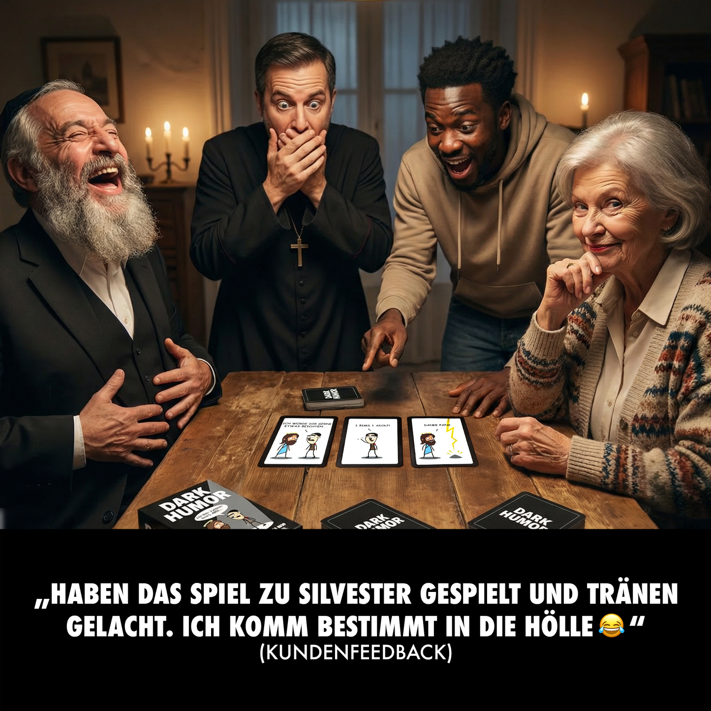 DARK HUMOR - Bundle: Das Spiel + 1. Erweiterung: Jetzt geht’s übers Limit!