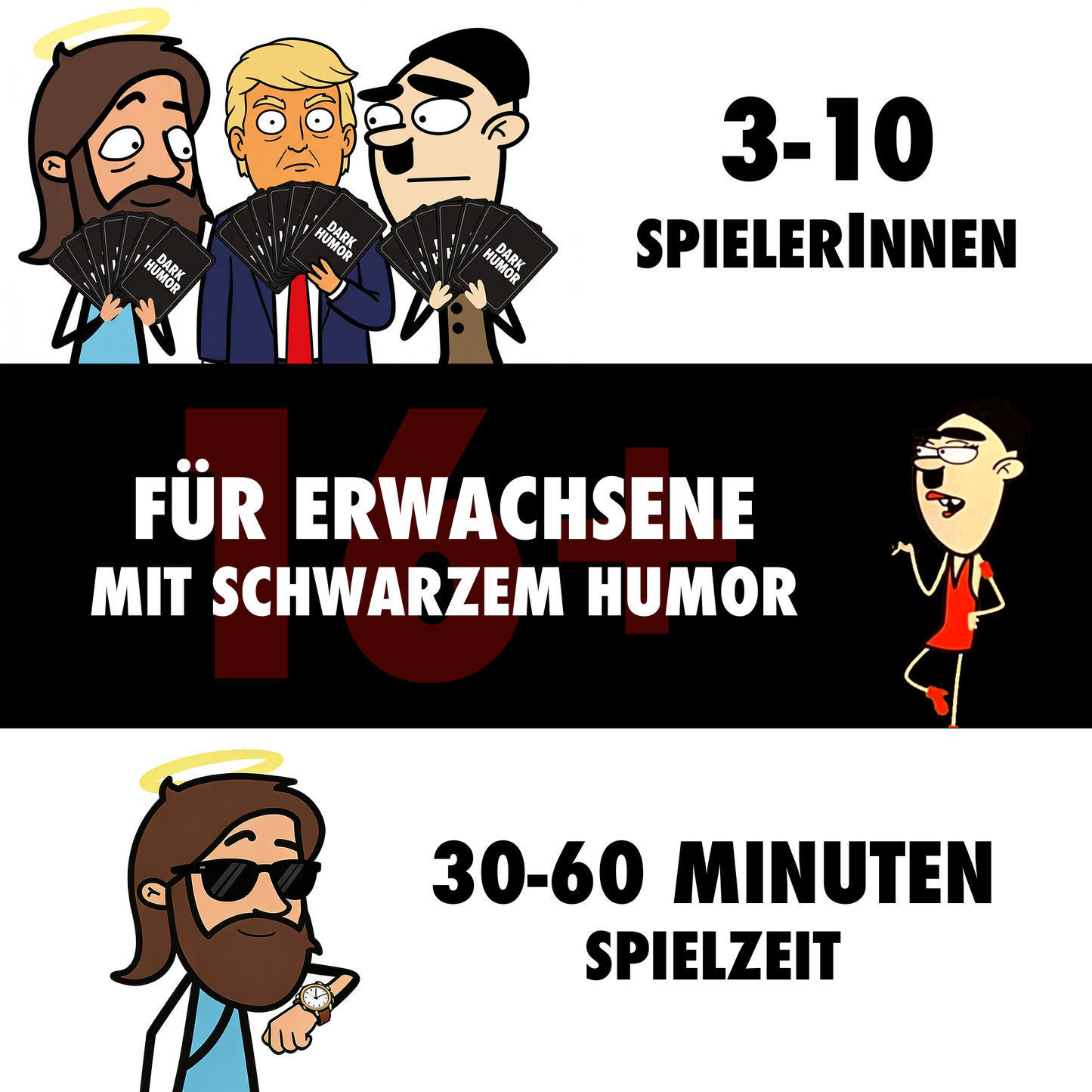 DARK HUMOR - Bundle: Das Spiel + 1. Erweiterung: Jetzt geht’s übers Limit!