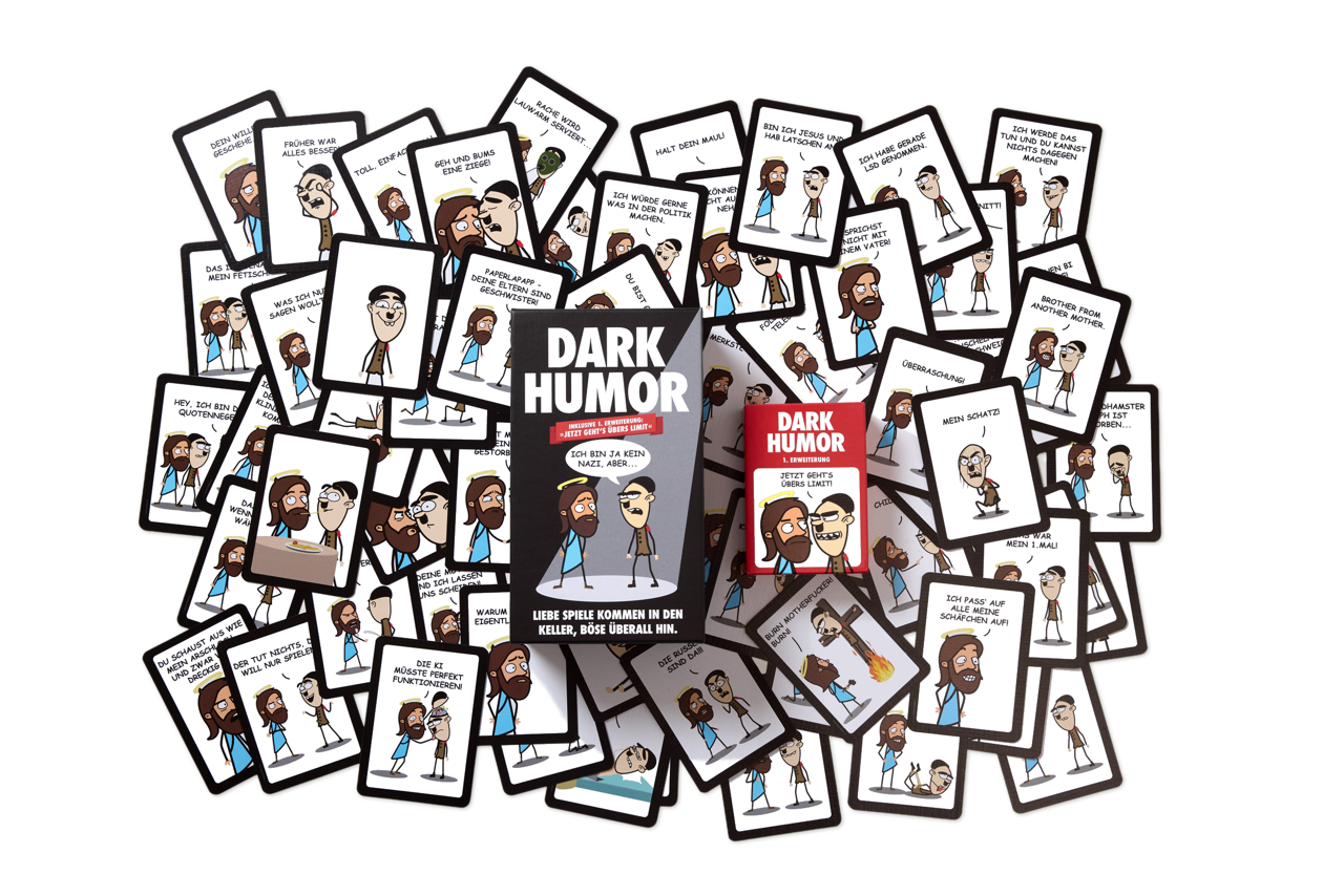 DARK HUMOR - Bundle: Das Spiel + 1. Erweiterung: Jetzt geht’s übers Limit!